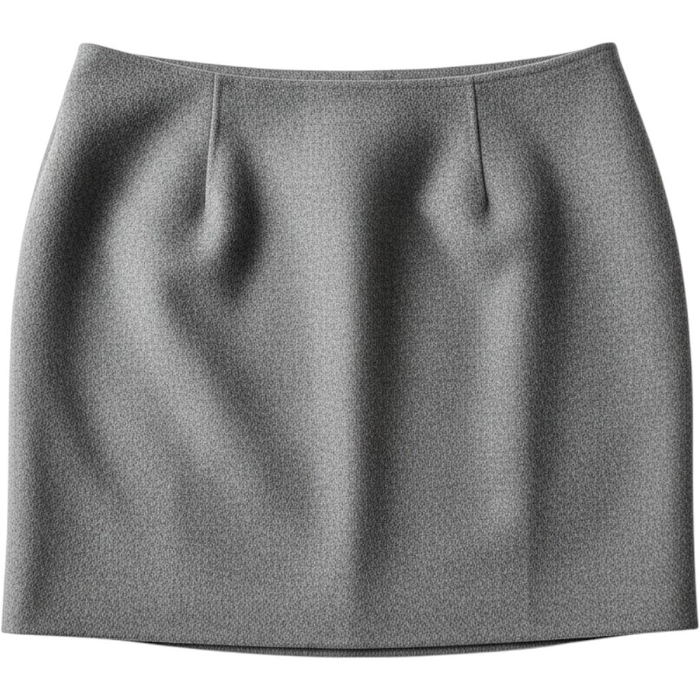 Talbots‎ Grey Wool Blend Mini Skirt Womens 20WP Plus Petite Career